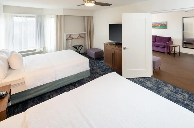 جناح بسريرين كوين مع أريكة لذوي الإعاقة، Hampton Inn Suites Asheville I 26 3/4