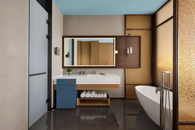 غرفة تنفيذية بسريرين منفصلين، JW Marriott Hotel Xi'an Southwest 5/6