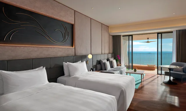 غرفة بريميير بسريرين منفصلين بإطلالة، PARKROYAL Langkawi Resort 1/1