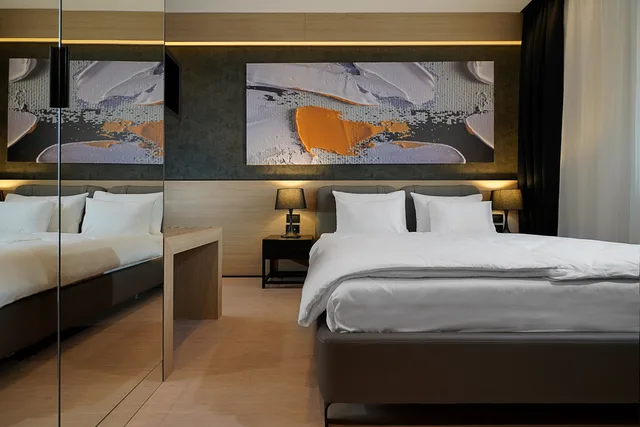 غرفة كومفورت بسرير مزدوج، Maccani Luxury Suites 1/3