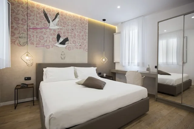جناح بانورامي بسريرين مزدوجين بإطلالة على المدينة بشرفة، Badia Nuova Residence 1/10