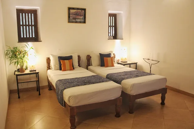 غرفة قياسية بسرير مزدوج بشرفة، Granpas Inn Bougainvillea 2/6
