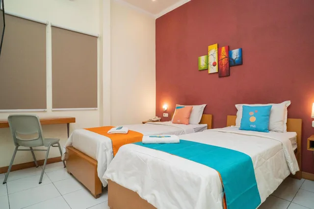 غرفة سوبيريور بسريرين منفصلين، Sans Hotel Fif Fa Malang (ex OYO 3798 Fif fa Inn Pisang Kipas) 3/10