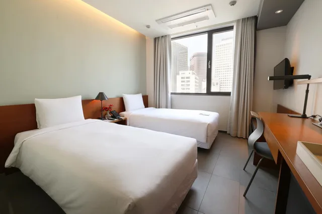 غرفة اقتصادية بسريرين منفصلين، Seoul Hotel ShinShin Myeongong 3/10