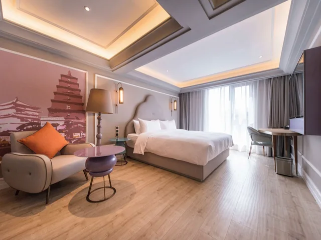 غرفة بريفيليج بسرير كينج، Mercure Xian Downtown 3/6