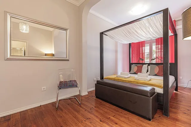 شقة بسرير كوين وسريرين منفصلين بإطلالة على المدينة بغرفتين مع أريكة، Santa Justa Apartments Downtown Center 3/10