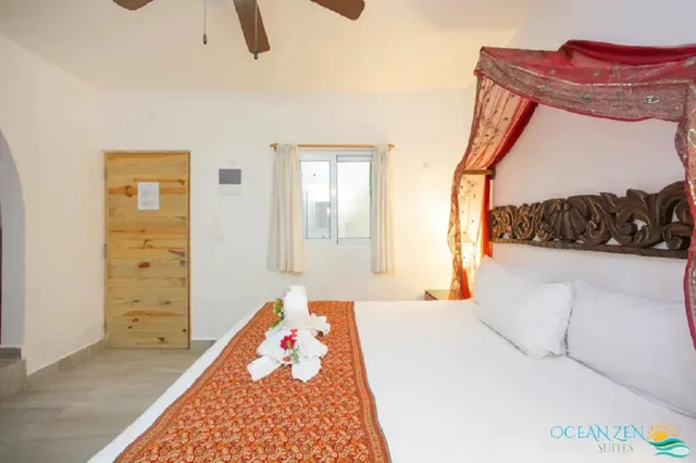 استوديو شهر العسل بسرير كينج مع أريكة، Ocean Zen Suites 1/4