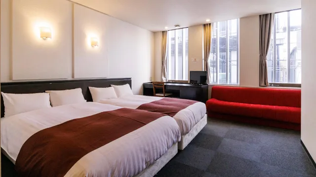 غرفة عائلية بسريرين منفصلين، Hotel Fosse Himeji 1/1