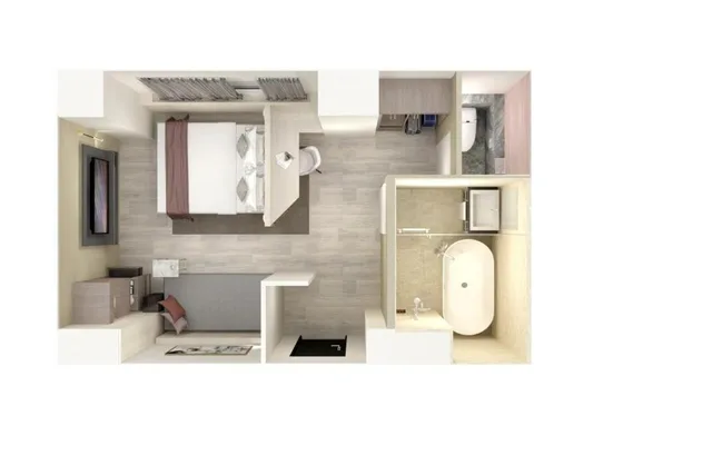 غرفة كومفورت بسرير مزدوج، Hotel Cordia Osaka Hommachi 5/7