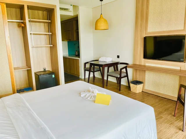 غرفة ديلوكس مزدوجة بسريرين منفصلين بإطلالة على الجبل، Sonaga Beach Resort & Villas Phu Quoc 4/5