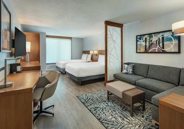 غرفة بسريرين كوين، Hyatt Place Dewey Beach 3/6