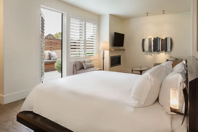 غرفة بسرير كينج بإطلالة على الحديقة بشرفة، Hotel Cerro 4/5