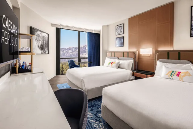 غرفة بسريرين كوين، Caesars Republic Lake Tahoe 2/10