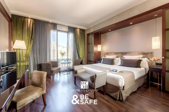 بنتهاوس بسرير كوين وسريرين منفصلين، Hotel Barcelona Center 1/1