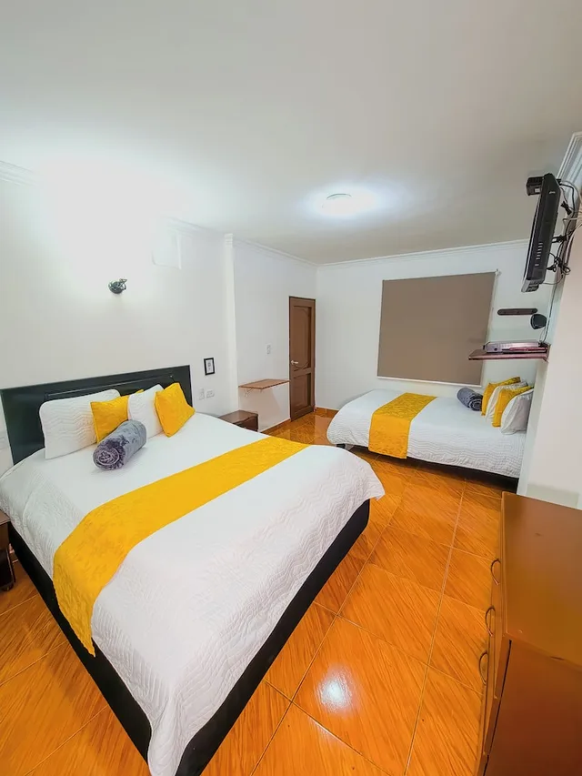 غرفة عائلية بسريرين منفصلين، Hotel Avenida 3 Real 2/7