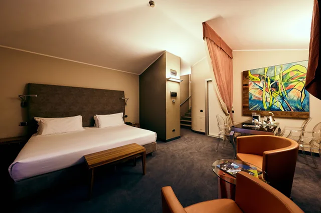 غرفة ديلوكس بسرير مزدوج، Settecento Hotel 2/9