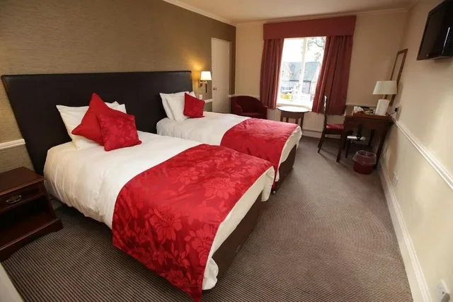 غرفة بسريرين منفصلين، Rothley Court Hotel 2/4