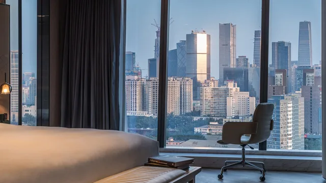 غرفة كلاسيكية بسريرين منفصلين، Intercontinental Beijing Sanlitun 4/8