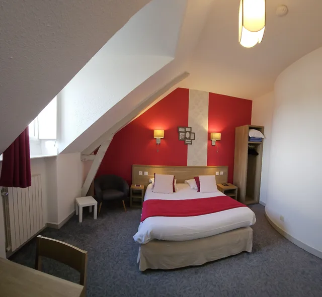 غرفة كومفورت بسرير مزدوج، Citotel Le Rohan 2/9