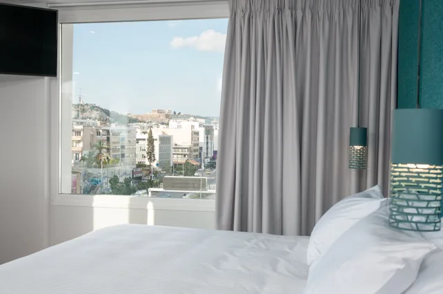 غرفة ديلوكس بسرير مزدوج أو سريرين منفصلين بإطلالة، Athenaeum Smart Hotel 3/3