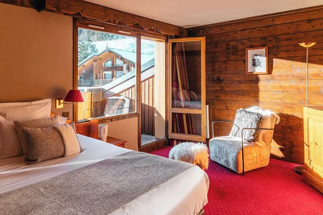 Classic, Twin Beds, Mountain Side، Hotel Mont Vallon Meribel 5/10