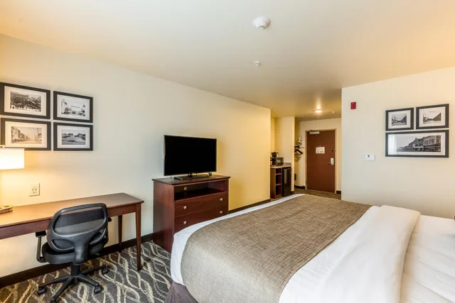 غرفة ديلوكس بسرير كينج، Cobblestone Hotel & Suites - Chippewa Falls 6/8