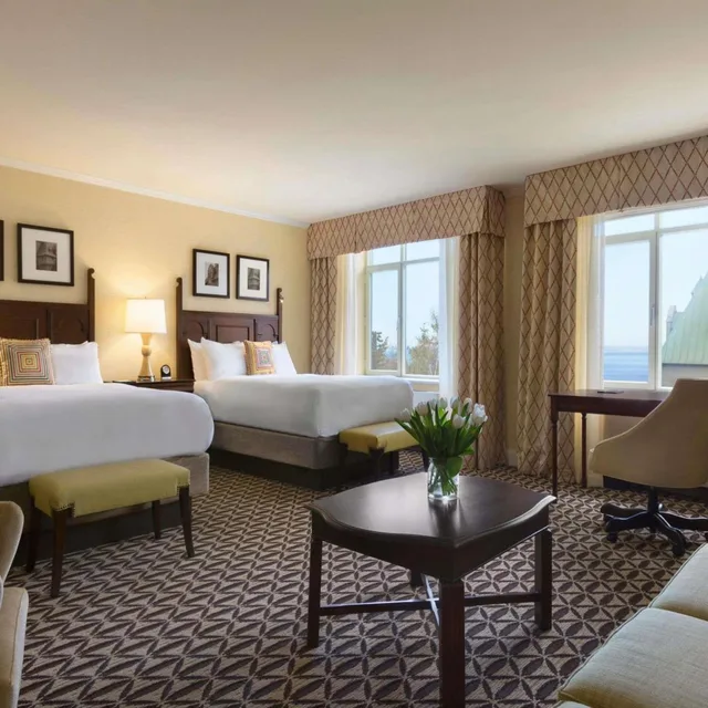 غرفة ديلوكس بسريرين مزدوجين، Fairmont Le Manoir Richelieu 3/5