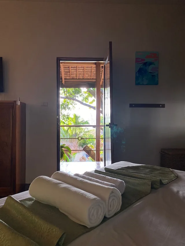 غرفة عائلية بسرير كوين وسرير فردي، Bluemango Rooms & Villas 2/6
