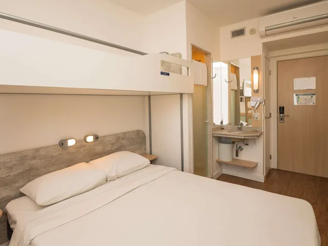 شقة سوبيريور بسرير مزدوج وسرير فردي وسرير بطابقين، ibis budget Campinas Aquidaban 3/6