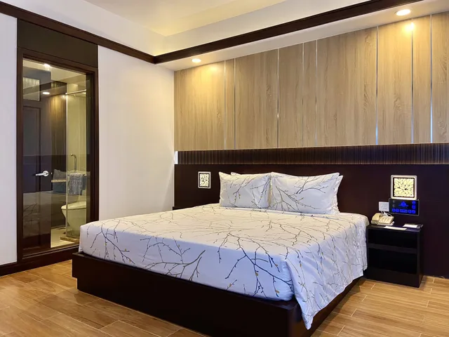 غرفة ديلوكس بسرير كوين بإطلالة على الحديقة، Carmelina Beach Resort 6/10