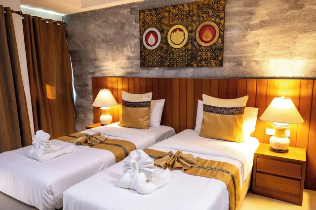 غرفة سوبيريور بسريرين منفصلين، Huen Jao Ban Hotel 7/10