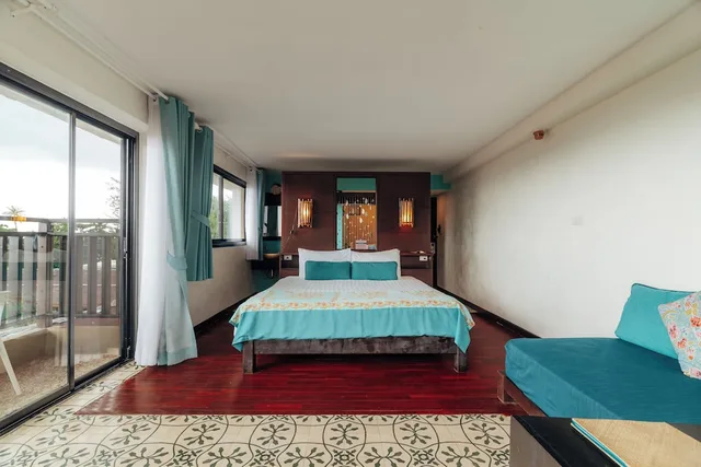 غرفة ديلوكس بسريرين منفصلين بشرفة، Vacation Village Phra Nang Inn 2/4