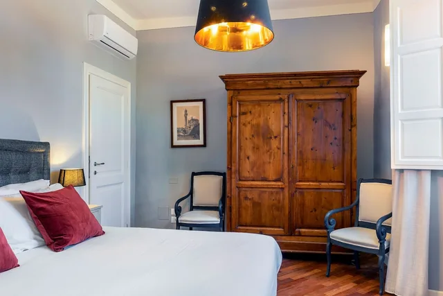 شقة بسريرين مزدوجين بغرفتي نوم، Genteel Home Piazza Pitti 4/8