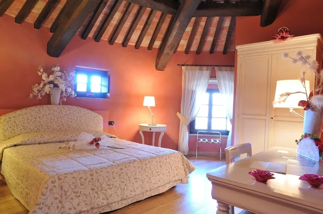 غرفة ديلوكس بسرير كوين، Castello di Baccaresca 3/10
