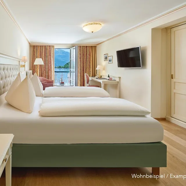 غرفة كومفورت بإطلالة على البحيرة، Grand Hotel Zell Am See 5/10