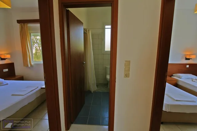 شقة بسريرين منفصلين بإطلالة على البحر بغرفتي نوم مع أريكة، Monachus Monachus Apartments 9/9