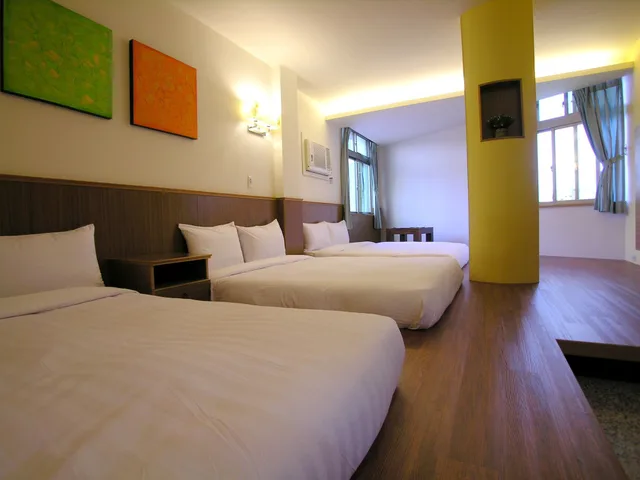 غرفة عائلية بسريرين مزدوجين، Fu Bin Hostel 1/3