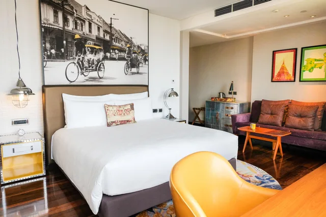 Sunset, Premium, King Bed, Garden View, Balcony، Hotel Indigo Bangkok Wireless Road 9/10