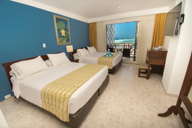 غرفة قياسية رباعية بسريرين مزدوجين، Hotel Arena Blanca By Dorado 3/10