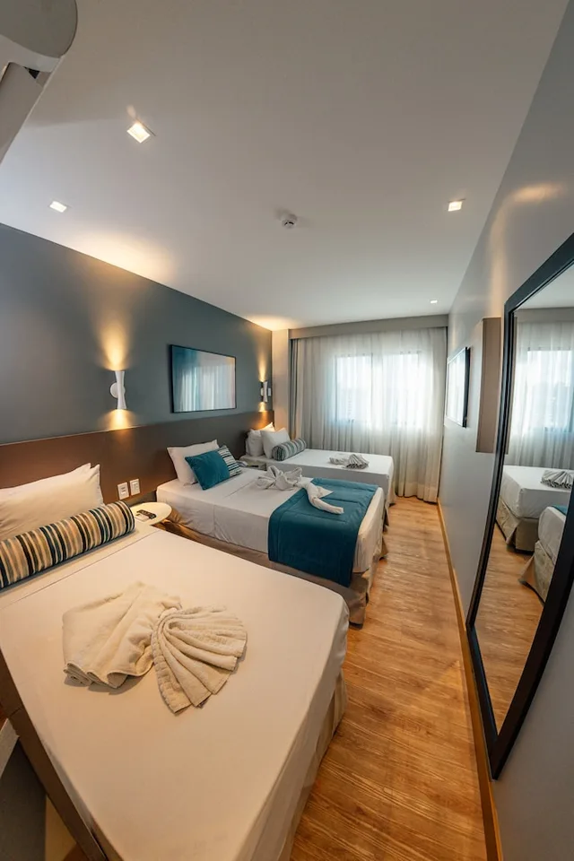 غرفة كومفورت ثلاثية بثلاثة أسرّة، Hotel Agua De Coco 10/10