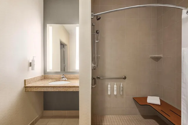 غرفة بسرير مزدوج لذوي الإعاقة، Hilton Garden Inn Palm Coast Town Center 2/2