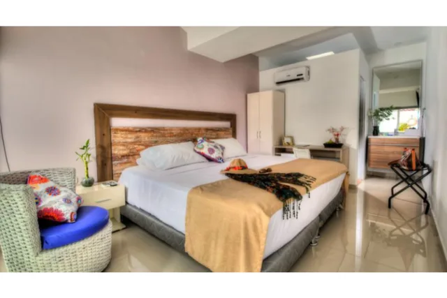 غرفة قياسية بسرير مزدوج، Santorini Casablanca 1/1