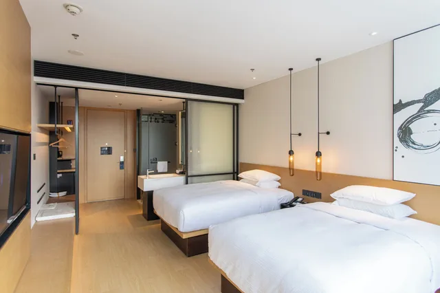 غرفة بريميوم بسريرين مزدوجين، Fairfield by Marriott Liaocheng Dongchangfu 2/4