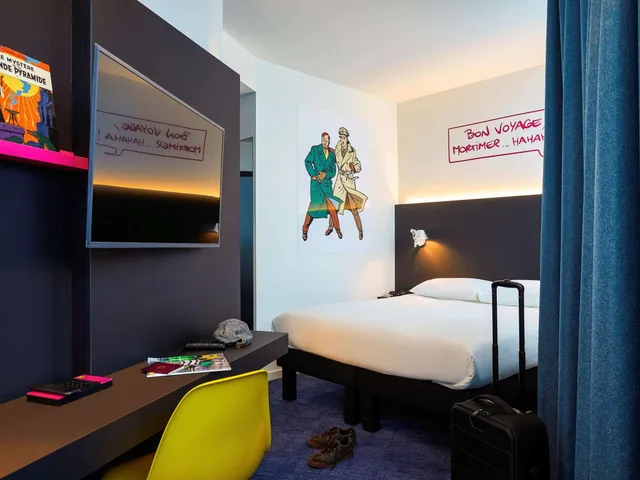 غرفة بريميوم بسرير كوين مع أريكة، Ibis Styles Liege Guillemins 7/10