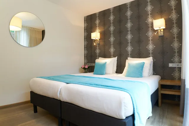 غرفة ديلوكس بسرير كوين بشرفة في الطابق الأرضي، Alp de Veenen Hotel 2/5