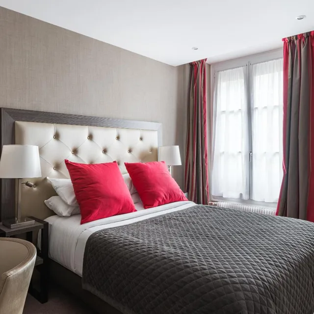 غرفة بسرير مزدوج، Hotel Eiffel Kennedy 3/10