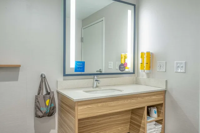 غرفة بسرير كينج بحوض استحمام لذوي الإعاقة، Tru by Hilton Indianapolis Lawrence 2/2