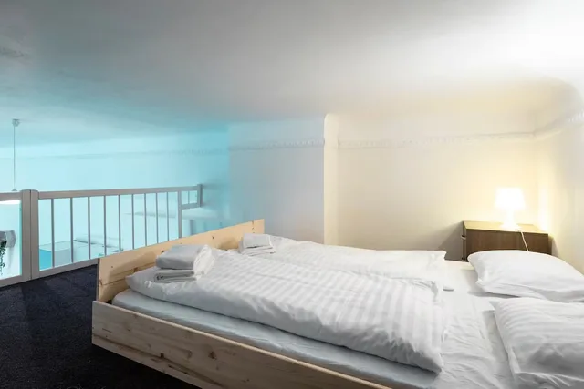 Mezzanine, 2 Bedrooms, Exclusive, Apartment, 5 Beds, Bunk Bed, Sofa, Hybernska Apartments 4/10