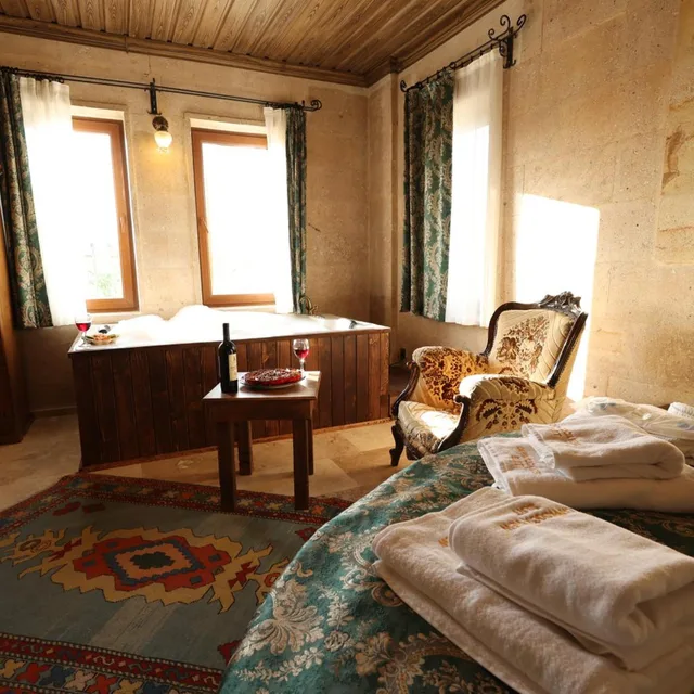 جناح بسرير كوين، Cappadocia View Hotel 2/6