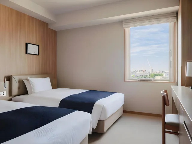 غرفة بسريرين منفصلين تُحدَّد حسب التوفر، hotel MONday HANEDA AIRPORT 1/3